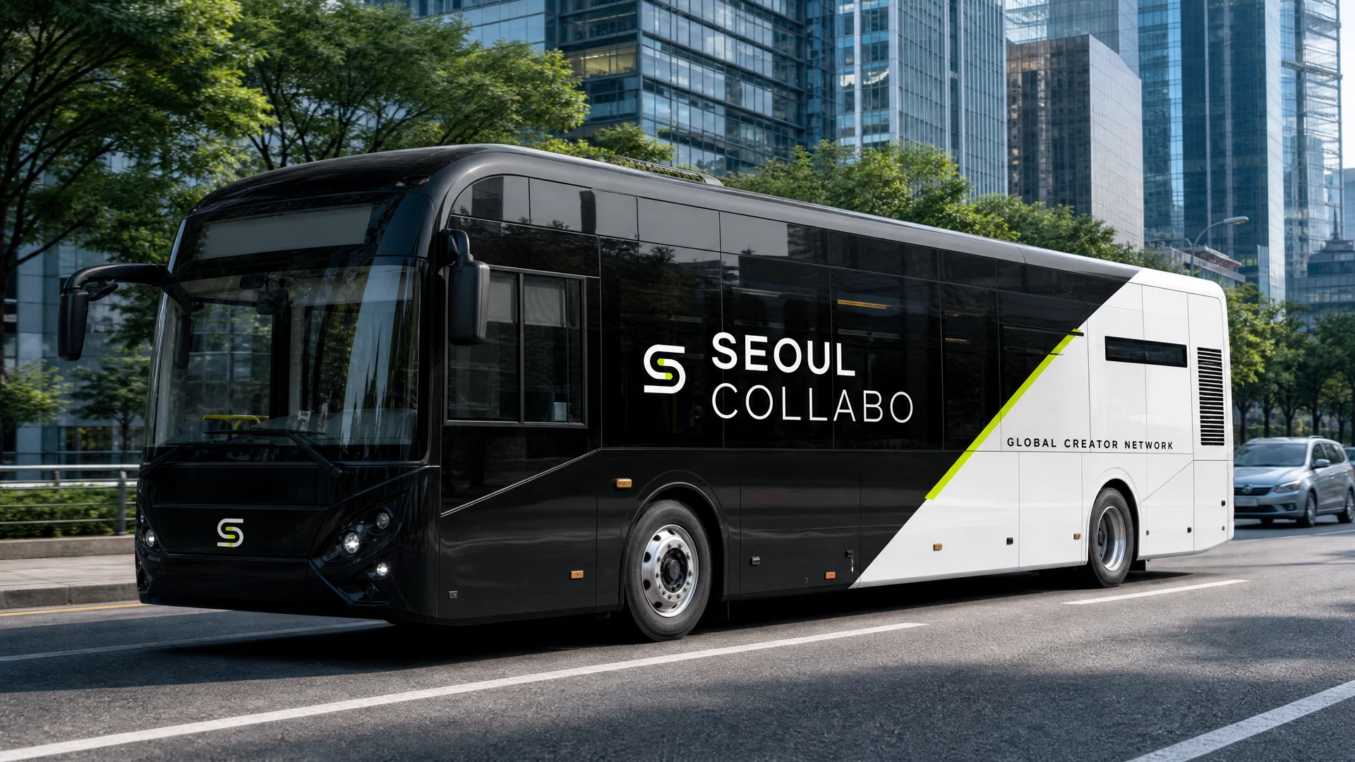 서울콜라보 브랜딩 버스 적용 제안용 목업
